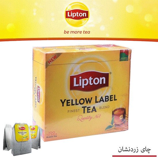 Picture of چای کیسه ای لیپتون 100عددی زردنشان lipton tea bag