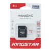 Picture of کارت حافظه MicroSDHC کینگ استار ظرفیت 8GB کلاس 10 استاندارد UHS-I U1 سرعت 45MBps همراه با آداپتور   king star memory card