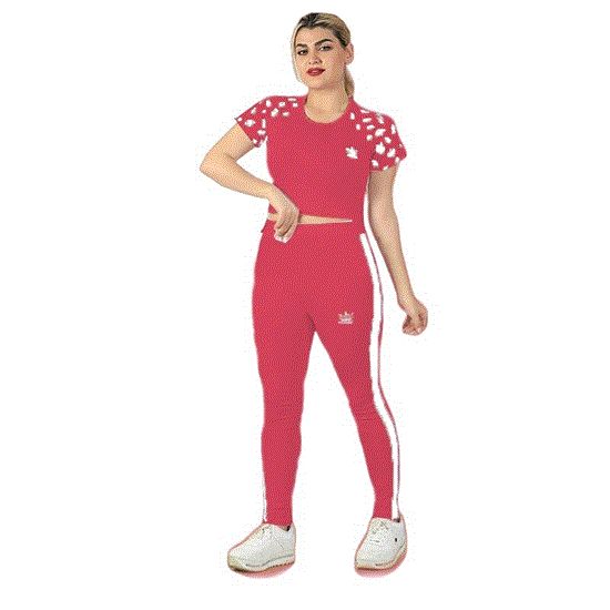 Picture of ست اسپرت زنانه طرح آدیداس رنگ صورتی