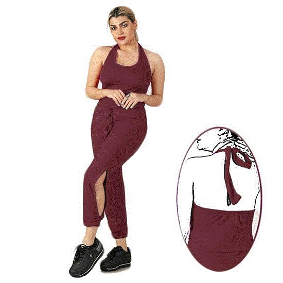 Picture of سرهمی اسپرت دور گردنی رنگ زرشکی