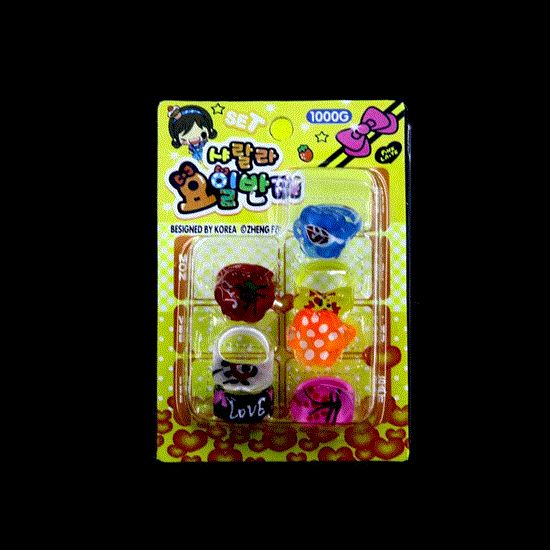 Picture of انگشتر پلاستیکی متنوع دخترانه | بسته 5 عددی