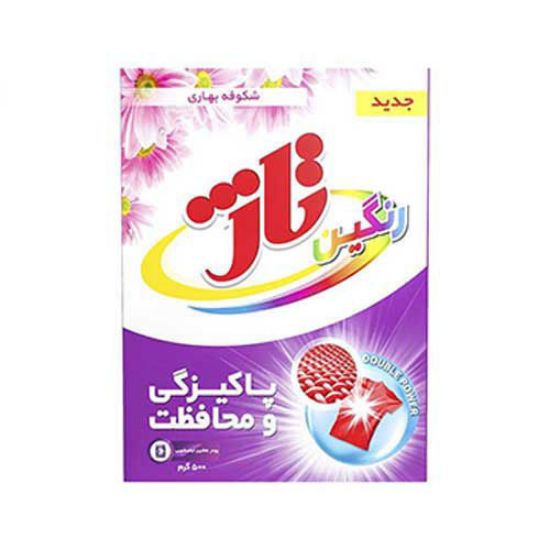 پودر ماشین لباسشویی تاژ مدل COLOR مقدار 500 گرم