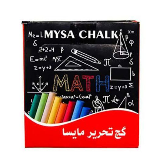 گچ تحریر رنگی مایسا 6 عددی