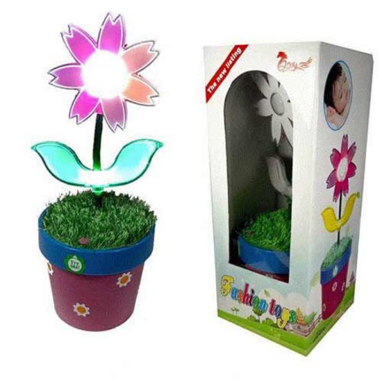 چراغ خواب موزیکال گل متحرک