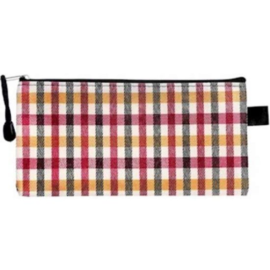 جامدادی پارچه ای چهارخونه