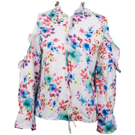 شومیز با پارچه ترک