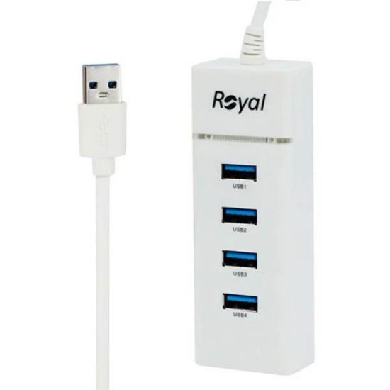 هاب 4 پورت USB 3.0 رویال