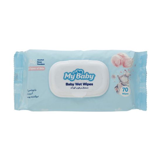 دستمال مرطوب کودک مای بیبی normal