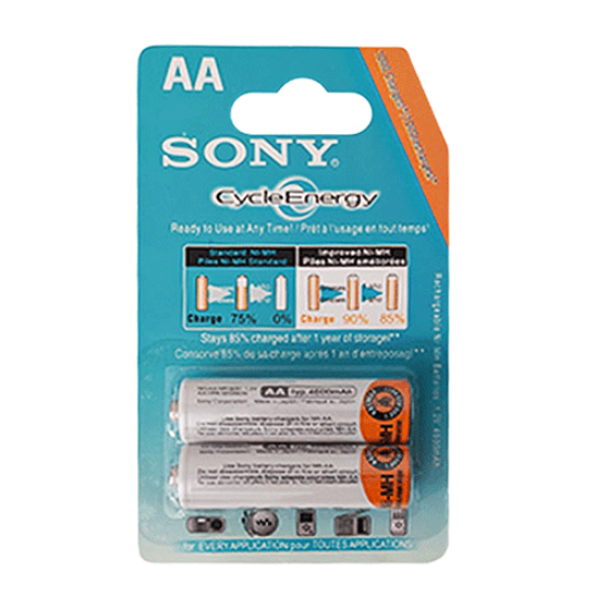 Picture of باتری قلمی شارژی Sony مدل NH-AA-B2K بسته 2 عددی