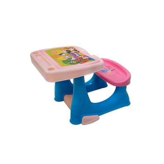 Picture of میز تحریر فیروزه ای صندلی قرمز کودک دانا
