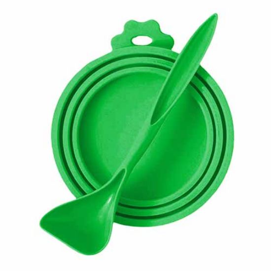 Picture of درب و قاشق کنسرو سگ و گربه بایو موزارا سبز تیره